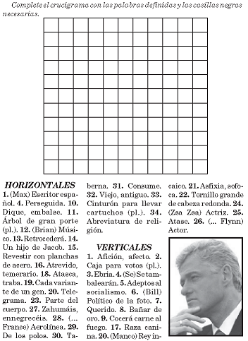 Mots encreuats amb personatge