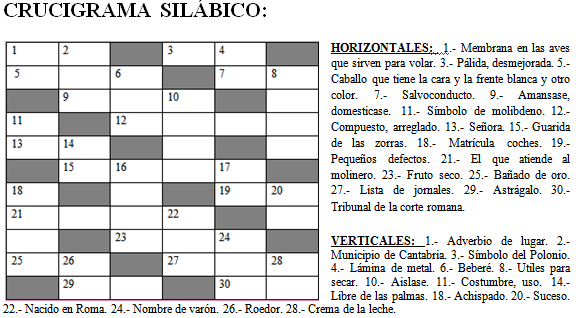 Mots encreuats sil·làbics